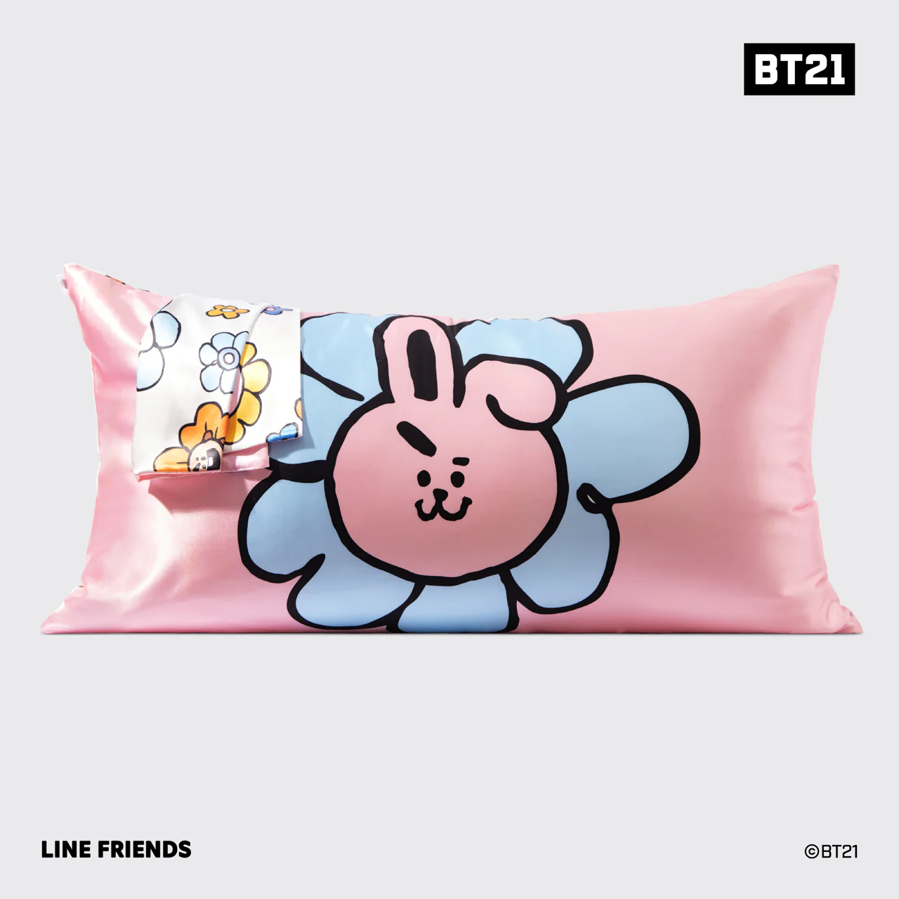 Kitsch x BT21 Satin Pillowcase in COOKY - King - Image 6