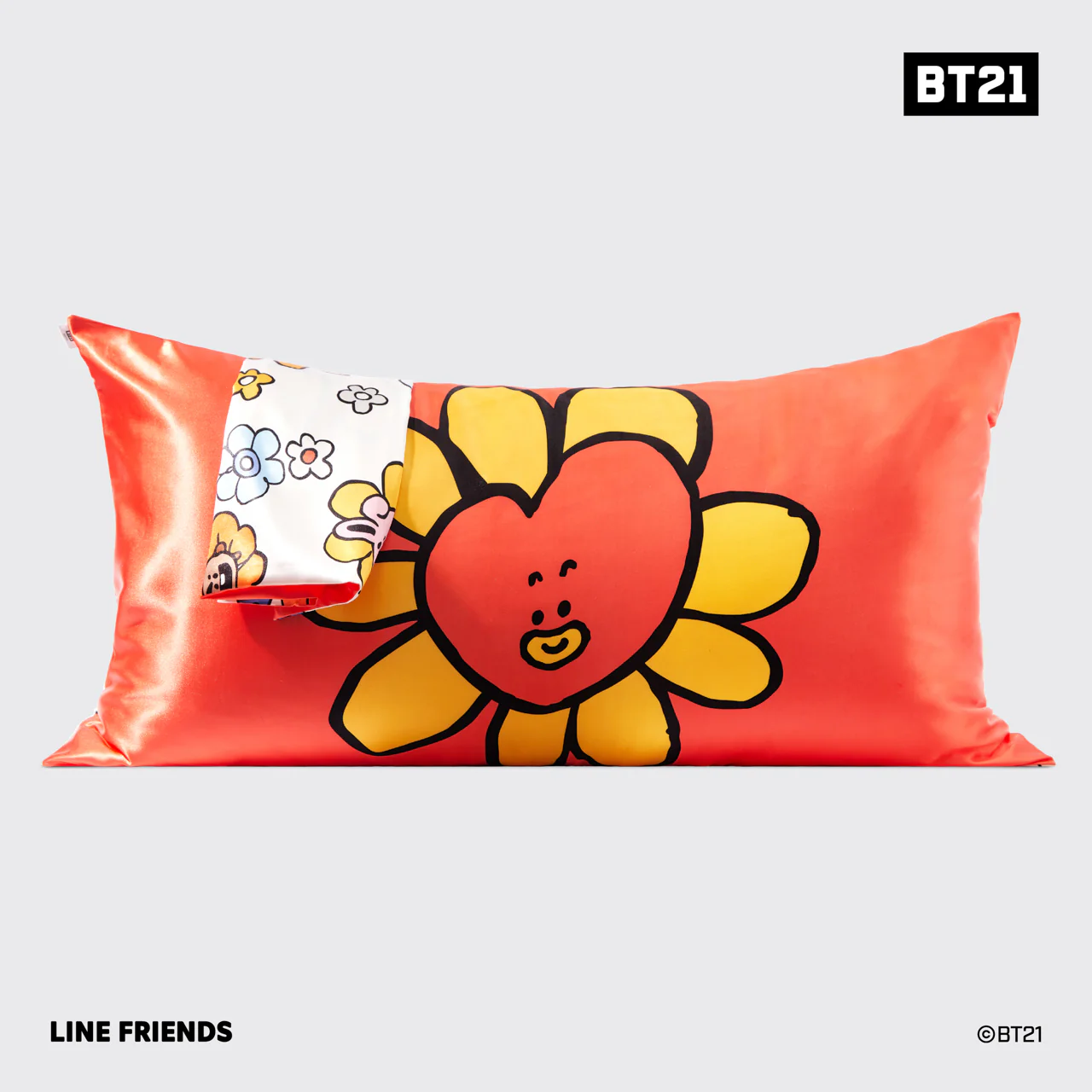 Kitsch x BT21 Satin Pillowcase in TATA - King - Image 6