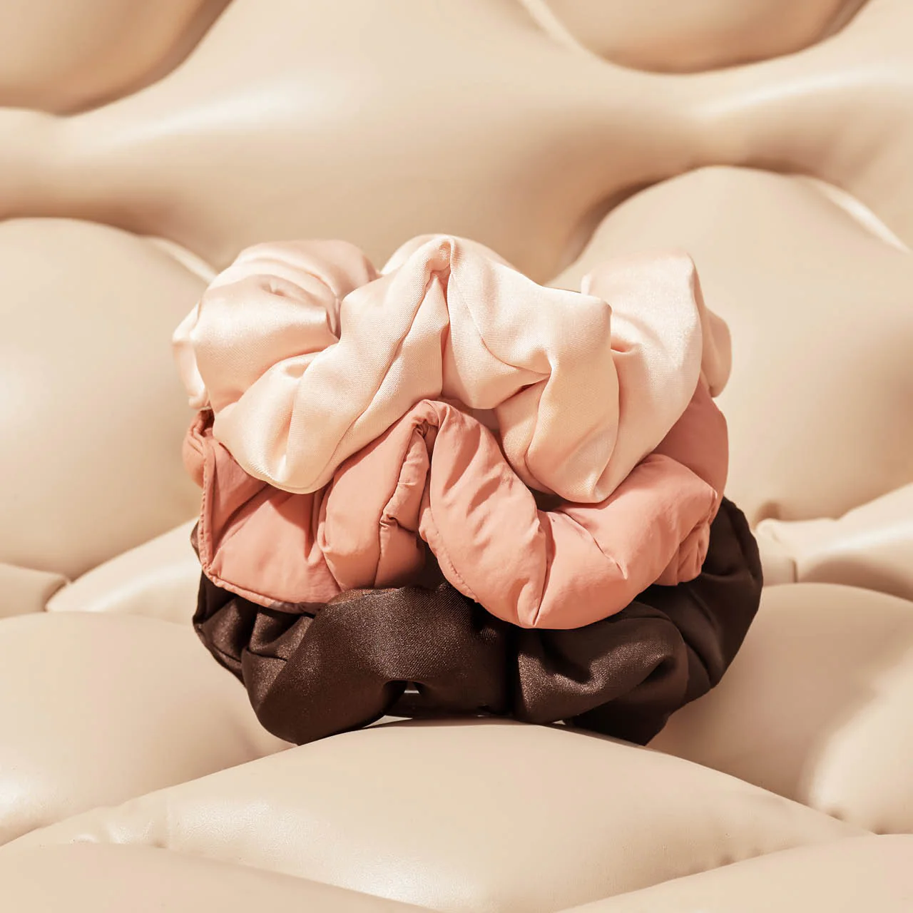 Rosewood Cloud Scrunchies 3pc Set - Image 4