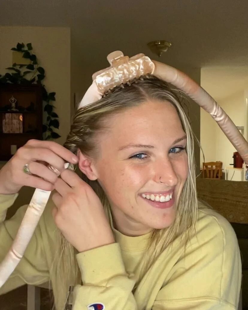 Satin Heatless Hair Curler Bundle - Image 4